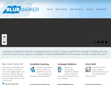 Tablet Screenshot of bigbluemarker.com